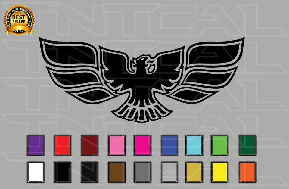 Trans Am Firebird 1970's Pontiac Decal Sticker Vinyl - Car Window Truck Laptop - Image 1 of 2