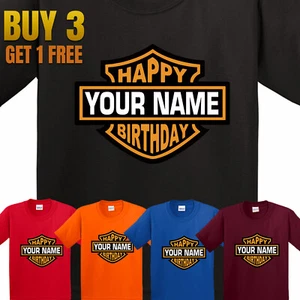 Personalized Happy Birthday Custom Kid's T-Shirt Casual USA Funny Party Gift New - Picture 1 of 15