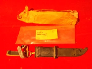 NVA Scheide für Seitengewehr Bajonett AK47 M59 mit Koppelschlaufe in OVP - Bild 1 von 9