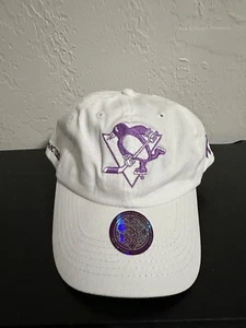 Pinguin UPMC Krebs Mütze weiß und lila - Bild 1 von 5