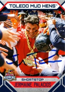 Jermaine Palacios 2023 Toledo Mud Hens Autographed Signed Card - Picture 1 of 1