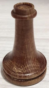 Vintage Soviet Chess Piece black Rook Tournament 1970s USSR Vintage wooden - Picture 1 of 8