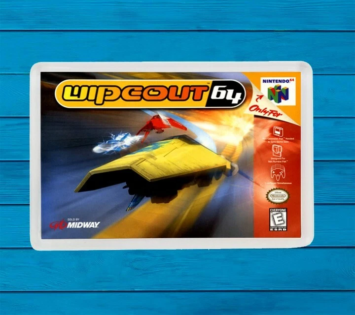 WIPEOUT 64 Nintendo 64 Kühlschrankmagnet - Bild 1 von 1