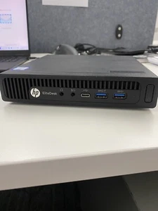 HP EliteDesk 800 G2 Mini Intel i5 35W 8GB RAM 256GB SSD Wi-Fi Win 10 Pro PC - Picture 1 of 7