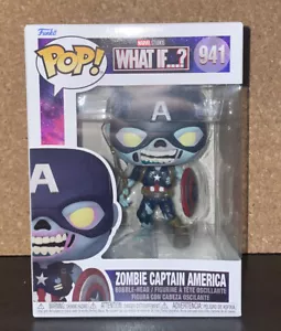 Funko Pop! Marvel: ¿Qué pasaría si? - Figura de vinilo del Capitán América zombie - Imagen 1 de 6