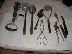 Konvolut Vintage Ekco/Feuerstein Utensilien CHECK PHOTOS - Bild 1 von 4