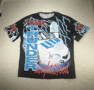 Nascar Shirt Adult Extra Large Short Sleeve Rowing Light Speed 2 Polyester - Picture 1 of 12