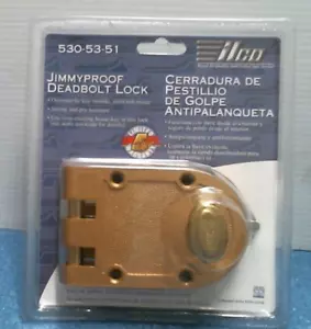 Kaba Ilco JimmyProof Dead Bolt Lock (530-53-51) FS - Picture 1 of 6