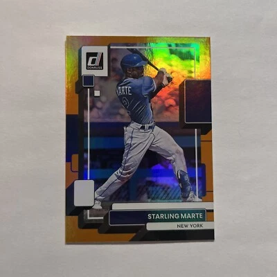 2022 Donruss Holo Orange #206 Starling Marte - Image 1 of 2