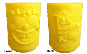 2 SPONGEBOB SCHWAMMKOPF Tiki Cups (gelbe Spongebob Figur) Burger King 2024 - Bild 1 von 9