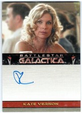 BATTLESTAR GALACTICA SEASON 2 KATE VERNON AS ELLEN TIGH AUTOGRAPH