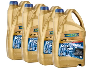 (9,62 EUR/l) 16 (4x4)Liter RAVENOL ATF Matic Fluid Type D Automatikgetriebeöl - Bild 1 von 1