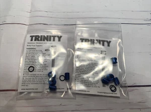 Trinity Rc Tri 30022 30023 Adjustable Body Mount Post Toppers Blue Anodized Losi - Picture 1 of 4