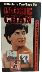 Set of 2 Jackie Chan VHS Snake & Crane Arts of Shaolin, Half a Loaf of Kung Fu - Picture 1 of 6