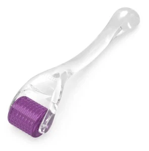 2 x Derma Skin Roller 192 Purple Kit 1.0- 1.5mm Scars, Anti-aging, Acne, Beard - Picture 1 of 3