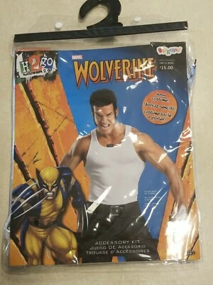 Adult Marvel Comics Movie X-Men Wolverine Side Burns Dog Tag Claws Accessory Kit - Image 1 of 4
