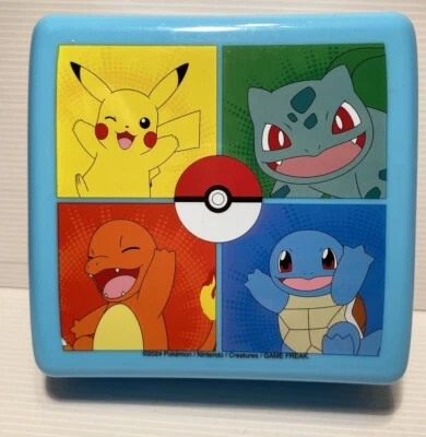 Pokemon Zak Flip Top Square Lunch Box Perfect For Kids And Toddlers - Image 1 of 4