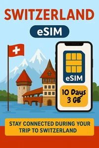 Best Switzerland esim Data Travel e sim alta velocità 5G/4G 📶 10 giorni 3 GB - Foto 1 di 14