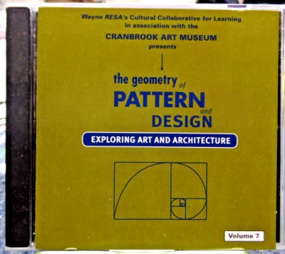 Cranbrook Art Museum Geometry of Pattern and Design CD-ROM  c.2000 Wayne RESA - Image 1 of 4