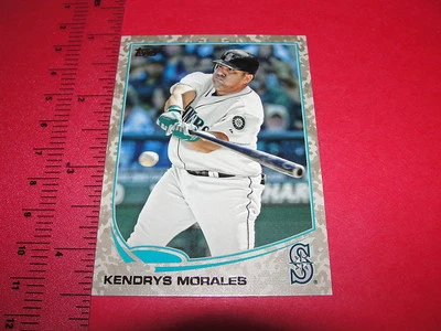 2013 TOPPS UPDATE Kendrys MORALES #US269 Camo/99 TWINS-ANGELS Arkansas TRAVELERS - Image 1 of 2