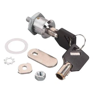 Universal Toolbox Lock Tubular Cam Lock Cylinder Cabinet Locks with 2 Keys - Picture 1 of 10