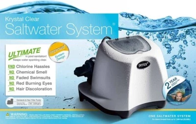 Generador de sal para piscina sobre el suelo Intex Krystal Clear 26667EG - 120 V Foto 1 de 4