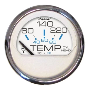 INDICADOR DE TEMPERATURA DE CULATA FARIA CHESAPEAKE BLANCA SS 2 - Imagen 1 de 1