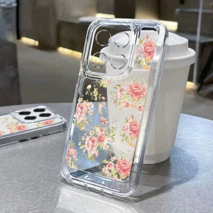 For Xiaomi Redmi Note 13 12 11 Pro Poco X6 X5 Pro Floral Clear Soft Case Cover - Picture 1 of 18