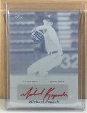 2013 LEAF PERFECT GAME BLACK PRINTING PLATE #MK1 MICHAEL KOPECH ROOKIE AUTO 1/1