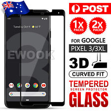 For Google Pixel 3 XL 2 XL 3D Full Screen Protector Curved Tempered Glass