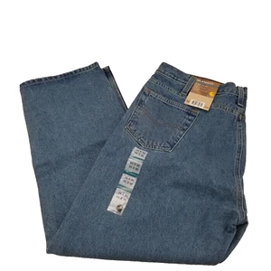 Jeans uomo denim Carhartt relaxed fit gamba dritta, stile B460 LVB 44 X 30 - Foto 1 di 14