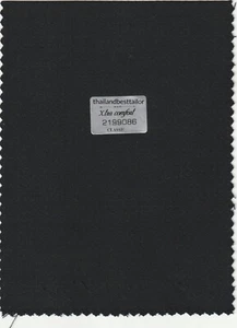 Black Suiting Fabric Best For Suit Pants Jacket 5 Yards Nail head Wool Cloth - Picture 1 of 2