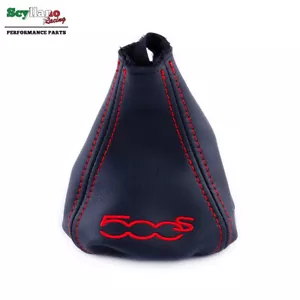 Para Fiat 500S 500 S palanca de cambio perno engranaje perno bota cubierta cuero PU gaiter - Imagen 1 de 2