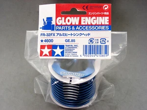 Cabezal disipador térmico de aluminio de repuesto de motor Tamiya 1/8 Nitro FR32FX de colección NUEVO SISTEMA OPERATIVO - Imagen 1 de 5