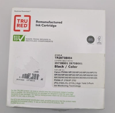 Tru Red Printer ink TR2973B004 Exp 11/22/21 Cannon Printers High Yield 2 Pack - Image 1 of 4