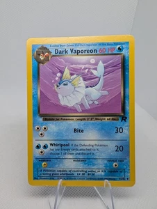 DARK VAPOREON - Team Rocket - 45/82 - Uncommon - Pokemon Card - Unlimited - LP - Picture 1 of 6