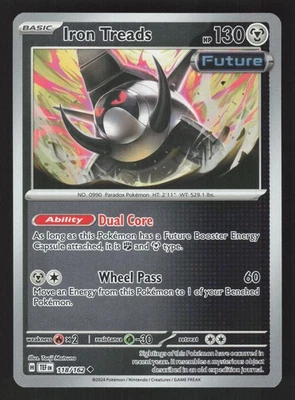 Iron Treads 118/162 Uncommon Pokemon SV05: Temporal Forces - Image 1 of 2