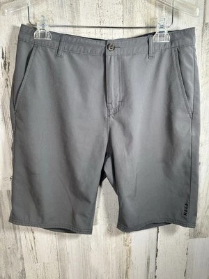Pantalones Cortos de Tabla REEF Elásticos Híbridos Para Hombre 30 Natación Surf Entrepierna 9” Gris Rendimiento Foto 1 de 4