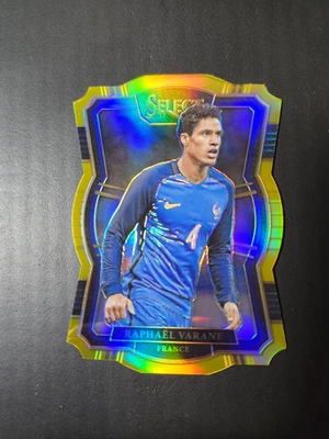 2017-18 Panini Select Raphael Varane Die-Cut Prizm Gold /10 - Image 1 of 4