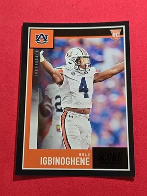 2020 Noah Igbinoghene ROOKIE RC Panini Score Black Parallel #335 - Image 1 of 2
