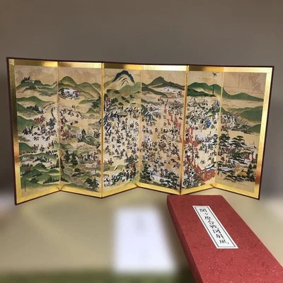 Sekigahara Battle Faltschirm Größe 28,7 × 13,0 Zoll Brandneu Mehrfarbig Neu - Bild 1 von 4