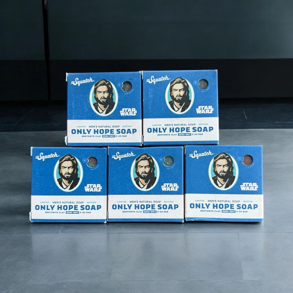 Dr. Squatch Only Hope Star Wars Soap – Obi-Wan Kenobi 5 oz – 5 Pk - Limited Ed - Image 1 of 1
