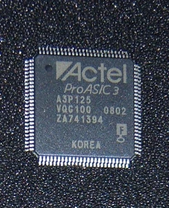Actel Proasic 3 a3p125 lot of 5 TQFP 100 VQG100 - Picture 1 of 2
