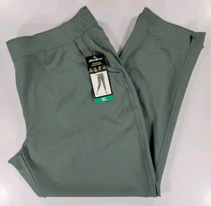 NUEVO Pantalones al tobillo Eddie Bauer Traveler para mujer XL ligeros verdes elásticos - Imagen 1 de 16