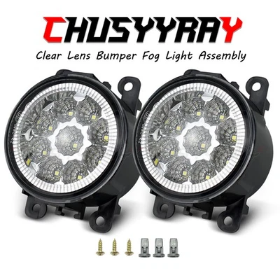 para 2014 2015 2016-2018 Jeep Cherokee faróis de neblina halógenos transparentes substituição de lâmpada - Imagem 1 de 4