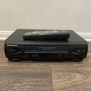 Panasonic Blue Line PV-V4522 VCR 4 Head Hi-Fi Stereo Omnivision VHS Tested/Works - Picture 1 of 13