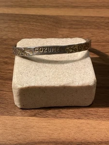 Bracciale souvenir argento sterling Cozumel Messico 17,7 g - Foto 1 di 8