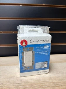 Lutron PD-10NXD-WH Caseta Pro Dimmer 1000 WATT (WHITE), NEW, WITH WALL PLATE - Picture 1 of 5