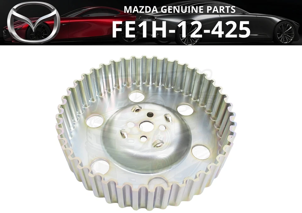 Polea de árbol de levas genuina MAZDA FE1H-12-425 para 626 MX-6 B2200 B2600 2,0 L nueva JDM Foto 1 de 4
