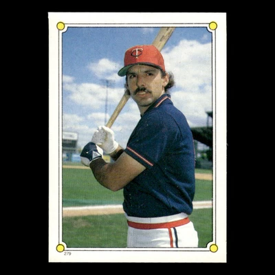 Gary Gaetti #279 1987 Topps Stickers Minnesota Twins Baseball Card MLB NM Foto 1 de 3